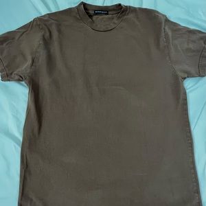 BROWN Brandy melville t shirt (one size)